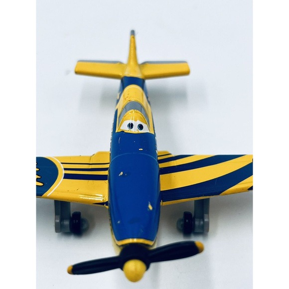 Disney Pixar Planes No.12 NORDIC Metal Toy Diecast Airplane Loose 1:55 Mattel - Picture 3 of 10